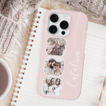 Aangepaste foto-collage gepersonaliseerd Blush Roz