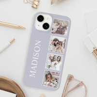 Aangepaste foto collage gepersonaliseerde lavendel