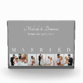 Aangepaste foto Collage Grijs 7 Afbeelding bruilof (Voorkant)