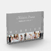 Aangepaste foto Collage Grijs 7 Afbeelding bruilof (Links)