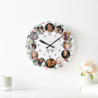 Aangepaste foto collage klok | Cadeaubestelling me