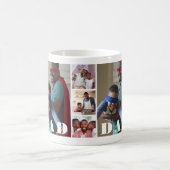 Aangepaste foto Collage Pap Vaderdag Koffiemok (Center)