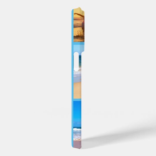 Aangepaste foto Collage Tekst iPhone Case Uw foto' (Achterkant / Rechts)