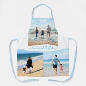 Aangepaste foto Collage Text Schort Je foto's Gift (Voorkant)