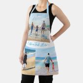 Aangepaste foto Collage Text Schort Je foto's Gift (Insitu)