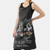 Aangepaste foto-collage voor 25e trouwdag schort (Insitu)