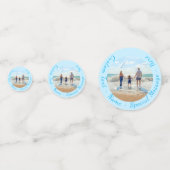 Aangepaste foto Confetti met aangepaste tekst (Voorkanten)