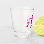 Aangepaste foto Cowgirl Shot Glas (Links)