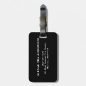 Aangepaste foto | Creëer Uw eigen Bagagelabel (Achterkant verticaal)