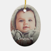 Aangepaste foto Creëer Uw eigen foto Keramisch Ornament (Voorkant)