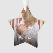 Aangepaste foto Creëer Uw eigen foto Ornament (voorkant)