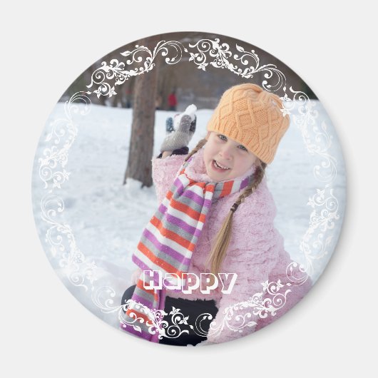 Aangepaste foto Creëer uw eigen | Magneet (Voorkant)