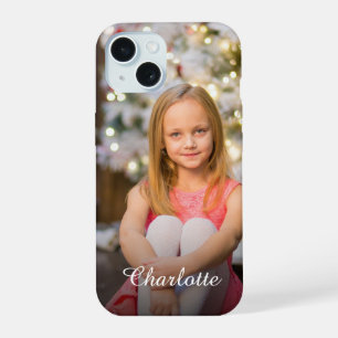 Aangepaste foto Creëer Uw eigen persoonlijke perso iPhone 15 Hoesje