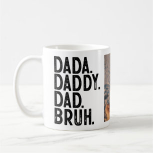 Aangepaste FOTO DADA DADDY DAD BRUH VADERDAG Koffiemok