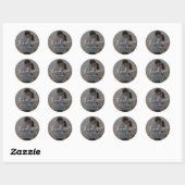 Aangepaste foto dank u bruiloft Sticker (Vel)