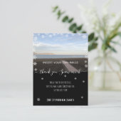 Aangepaste foto Dank u voor de Feestdagen van Kers Briefkaart (Staand voorkant)