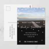 Aangepaste foto Dank u voor de Feestdagen van Kers Briefkaart (Voorkant / Achterkant)