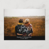 Aangepaste foto | Datum opslaan Aankondigingskaart (Voorkant)