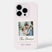 Aangepaste foto datum pasgetrouwd stel familie  Case-Mate iPhone case (Achterkant)