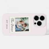 Aangepaste foto datum pasgetrouwd stel familie  Case-Mate iPhone case (Achterkant (horizontaal))