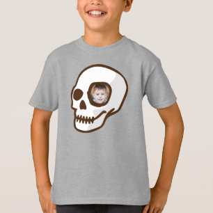 Aangepaste foto De schedeldag van de dode enge Hal T-shirt