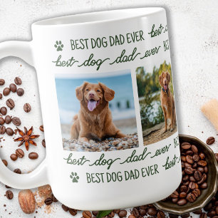 Aangepaste Foto Dog Dad Coffee Mok