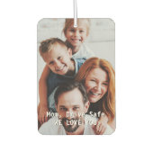 Aangepaste foto – Drive Safe Mom Luchtverfrisser (Voorkant)