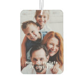 Aangepaste foto – Drive Safe Mom Luchtverfrisser (Achterkant)