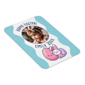 Aangepaste foto Easter Baby Keepsake Magneet (Rechterzijde)