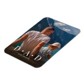 Aangepaste foto Eenvoudig moderne papa Magneet (Linkerzijde)