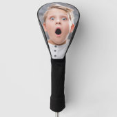 Aangepaste foto Eenvoudige gepersonaliseerde Golfe Golfheadcover (Voorkant)