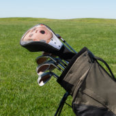Aangepaste foto Eenvoudige gepersonaliseerde Golfe Golfheadcover (Insitu)