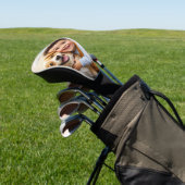 Aangepaste foto Eenvoudige gepersonaliseerde Golfe Golfheadcover (Insitu)
