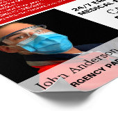 Aangepaste foto, EMT, Paramedic Poster (Hoek)