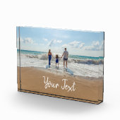 Aangepaste foto- en aangepaste tekst Sjabloon Fotoblokken (Rechts)