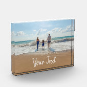 Aangepaste foto- en aangepaste tekst Sjabloon Fotoblokken (Links)