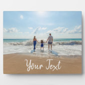 Aangepaste foto- en aangepaste tekst Sjabloon Fotoplaat (Voorkant)