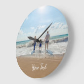 Aangepaste foto- en aangepaste tekst Sjabloon  Grote Klok (Hoek)