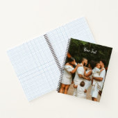 Aangepaste foto- en aangepaste tekst Sjabloon Notitieboek (Binnen)