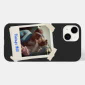 Aangepaste foto en jaarcadeau Case-Mate iPhone case (Achterkant (horizontaal))