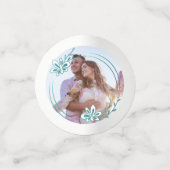 Aangepaste foto en krans confetti (Kleine voorkant)