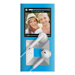 Aangepaste foto- en liednaam MP3-speler Perfect Poster