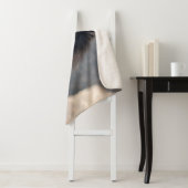 Aangepaste foto- en liefdestekst met petten en nam sherpa deken (In situ)