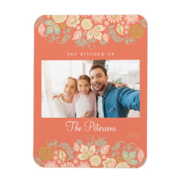 Aangepaste foto en moderne tekst magneet