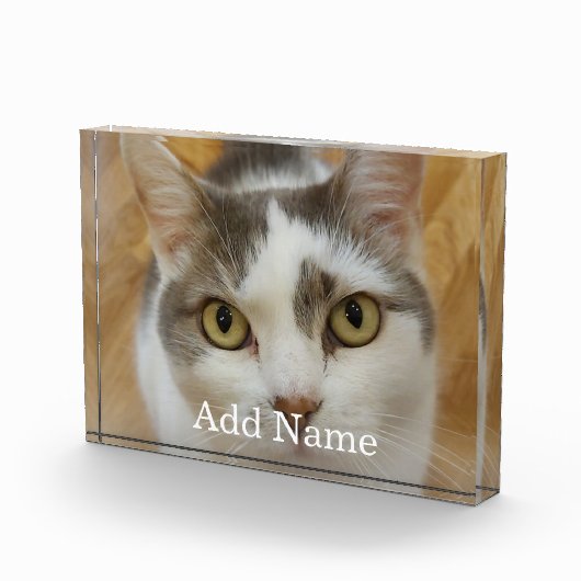 Aangepaste foto en naam Aangepast fotoblok (Rechts)