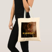 Aangepaste foto en naam dubbelzijdige Canvas tas (Voorkant (product))