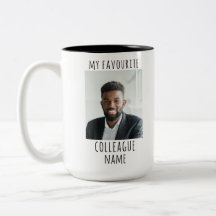 Aangepaste foto en naam Mijn favoriete collega