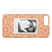 Aangepaste foto en naam op achtergrond Case-Mate iPhone case (Achterkant (Horizontaal))