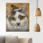 Aangepaste foto en naam op canvas Wall Art-afdrukk