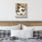 Aangepaste foto en naam op canvas Wall Art-afdrukk Afdruk (Insitu (Slaapkamer))